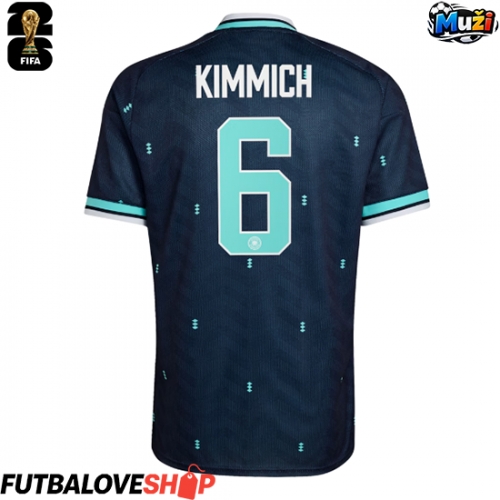 Dres Nemecko Joshua Kimmich #6 Preč MS 2026 Krátky Rukáv